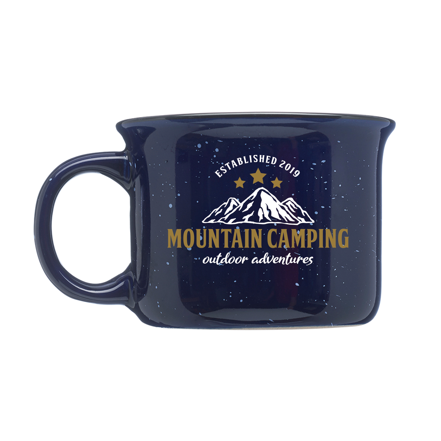 8 oz. Speckled Hearth Ceramic Mug (2 Color Imprint) 13