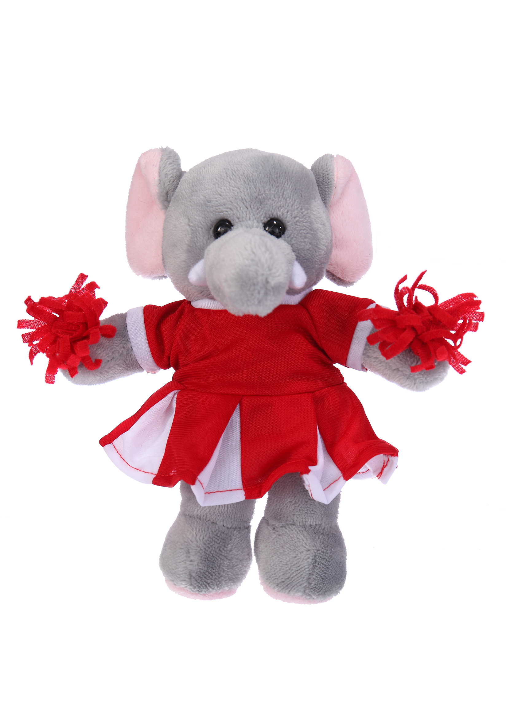 Soft Plush Stuffed Elephant with Cheerleader Outfit 2