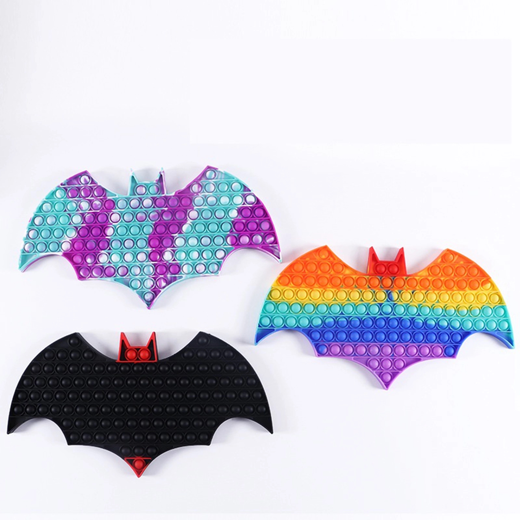 Large Bat Shaped Silicone Push Pop Bubble Ball Toy 4