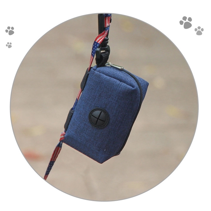Custom Dog Poop Waste Bag Holder & Attached Zipper Dispenser 12