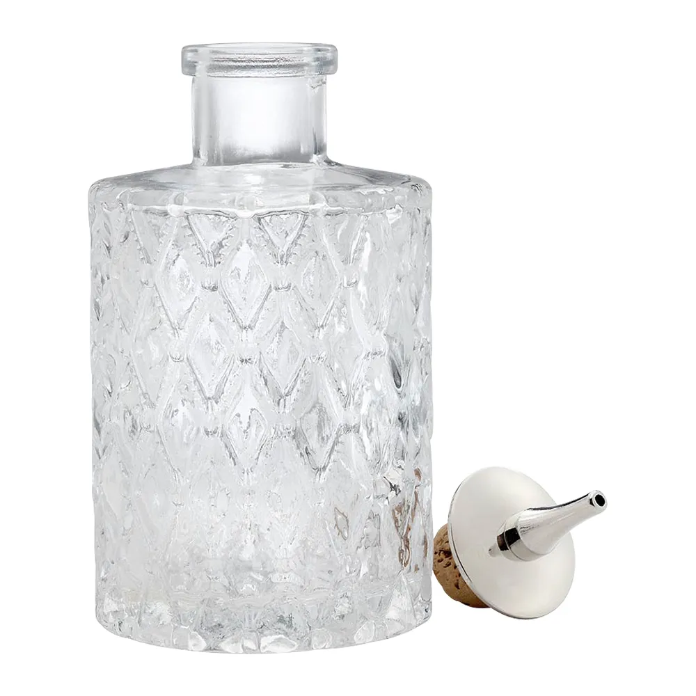 5oz. Glass Bitters Bottle Wide Retro Design 4