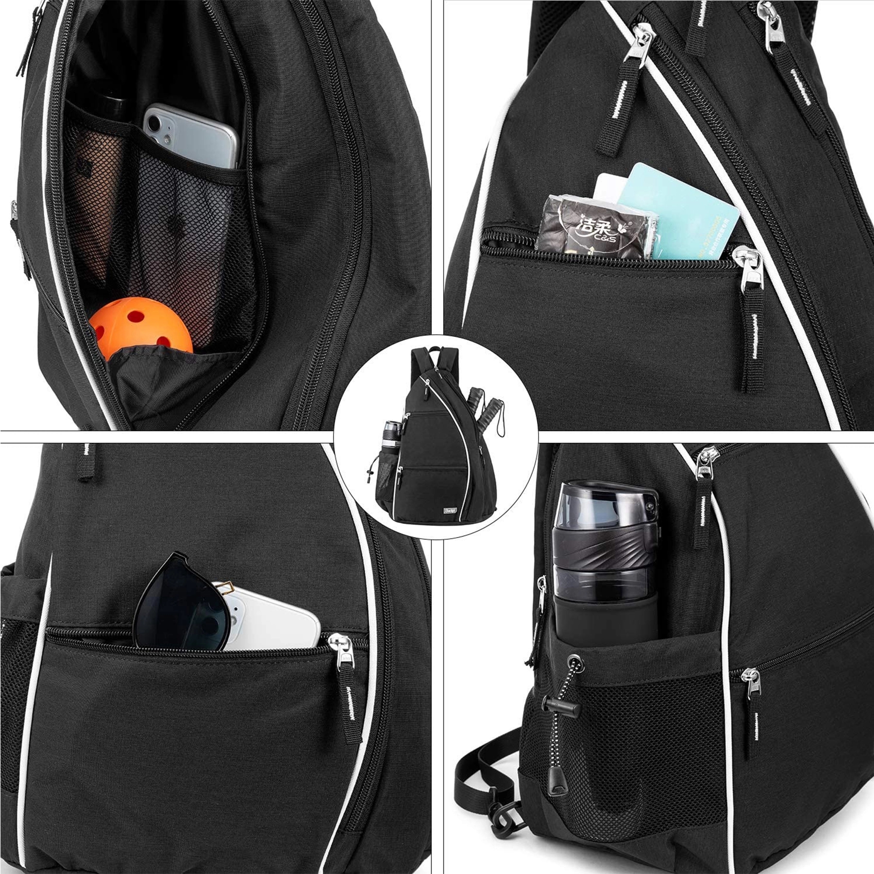 Waterproof Oxford Tennis Backpack 3