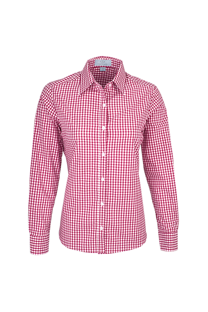 Women’s Easy-Care Gingham Check Shirt 40