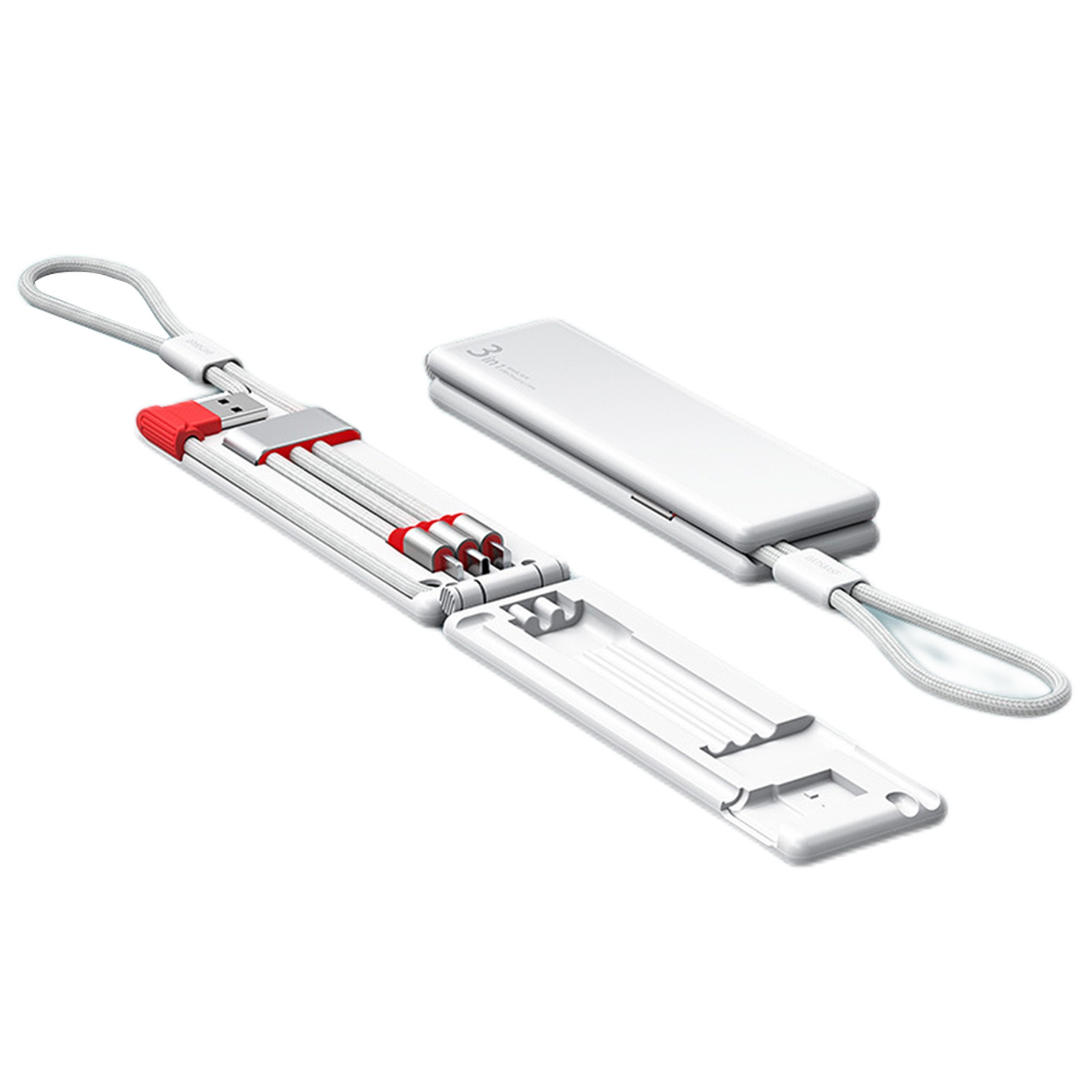 Three-In-One Flip-Top Scalable Charging Cable 2
