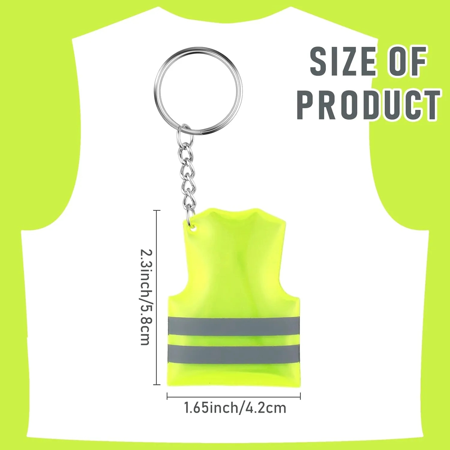 Reflective Vest Keychain 4