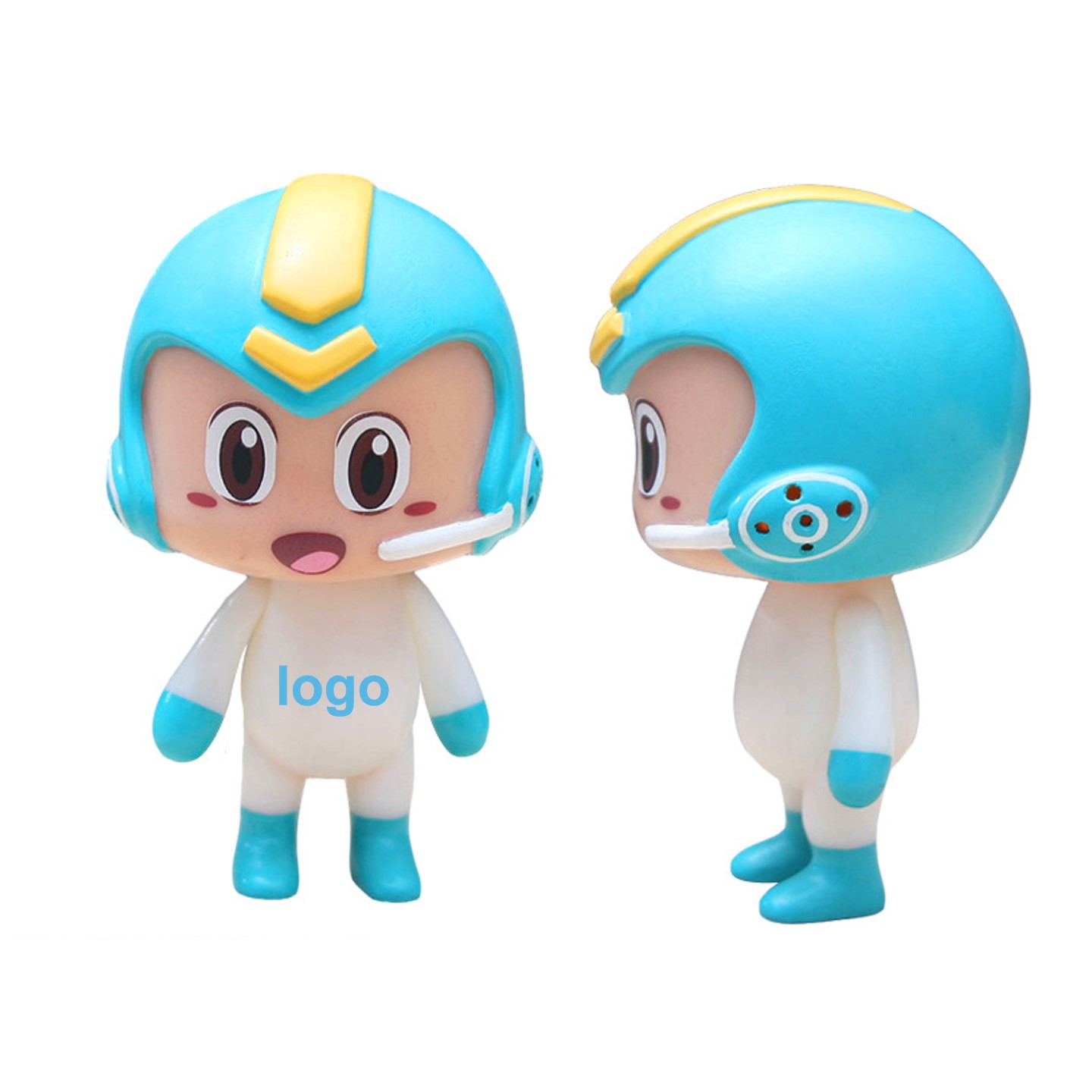 Plastic Doll with Helmet 2