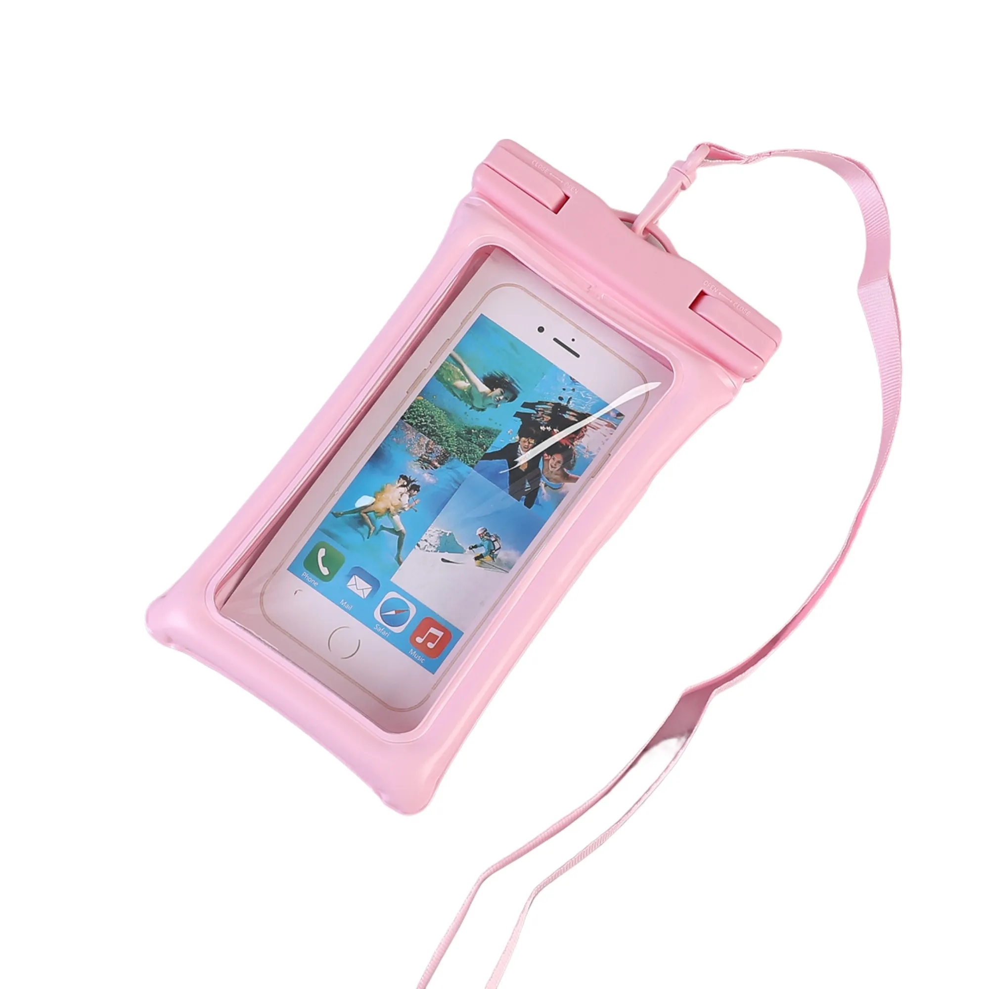 PVC double-sided inflatable mobile phone waterproof bag 11