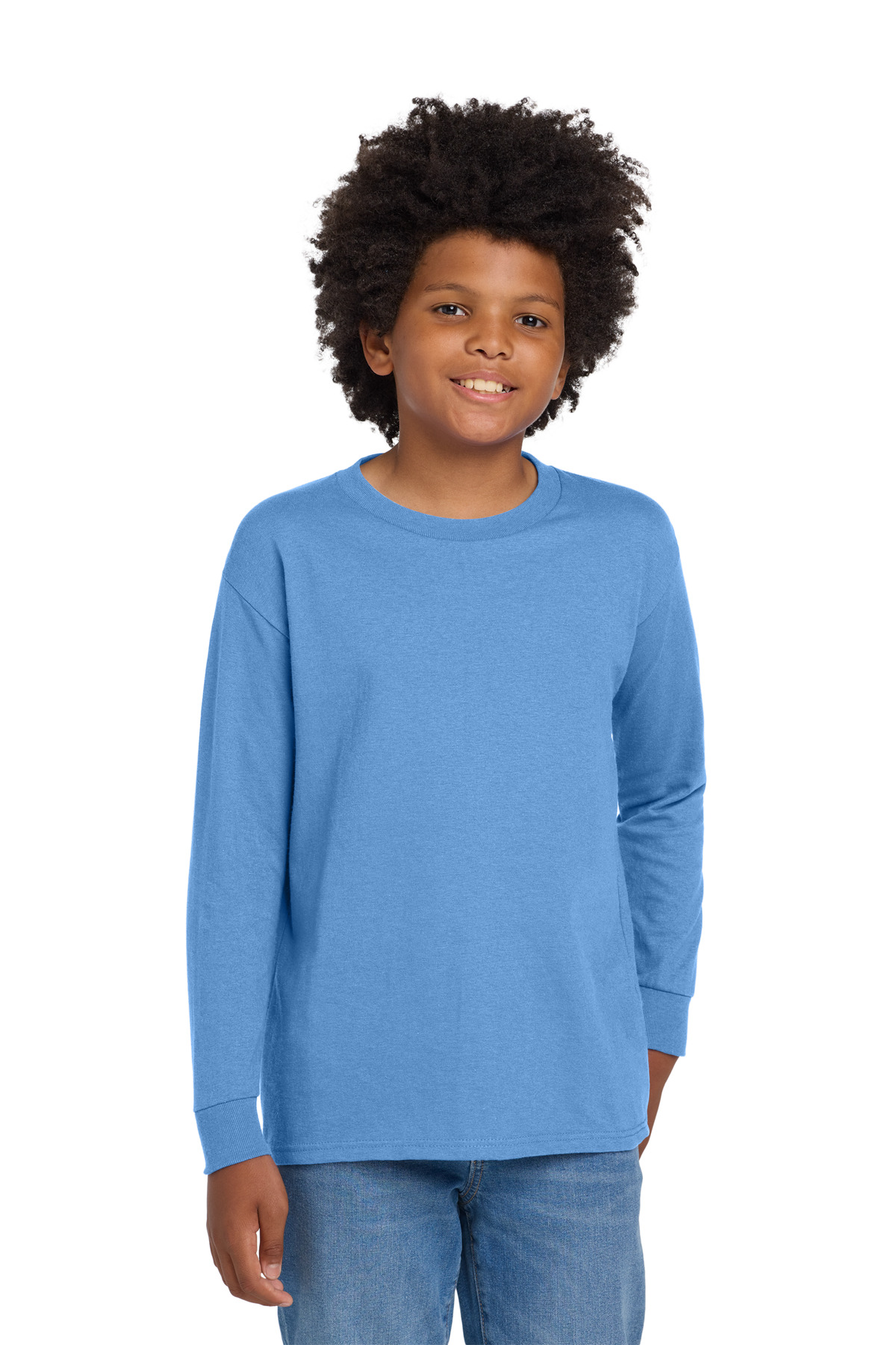 Gildan Youth Heavy Cotton 100% Cotton Long Sleeve T-Shirt. 5400B 34