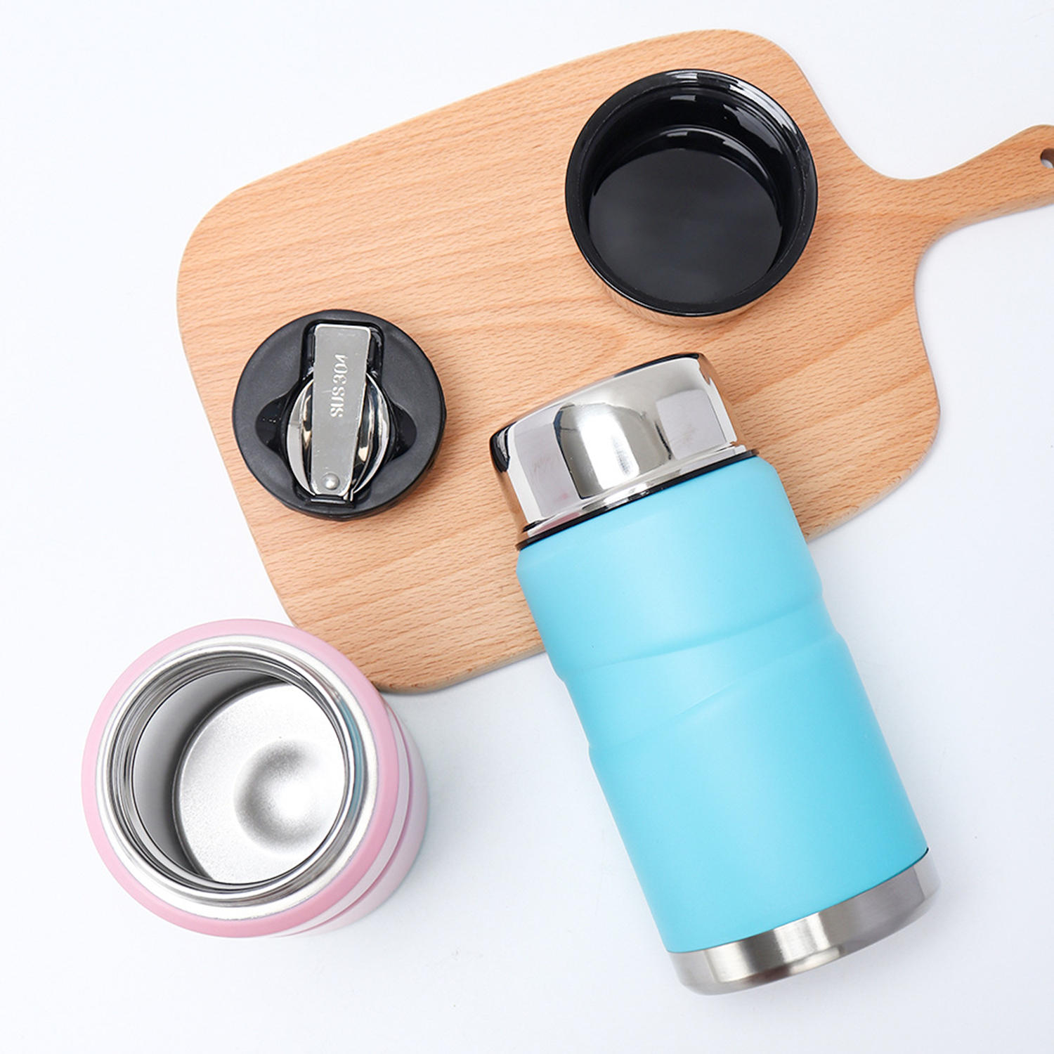 26Oz Portable Travel Stainless Steel Braised Beaker 2