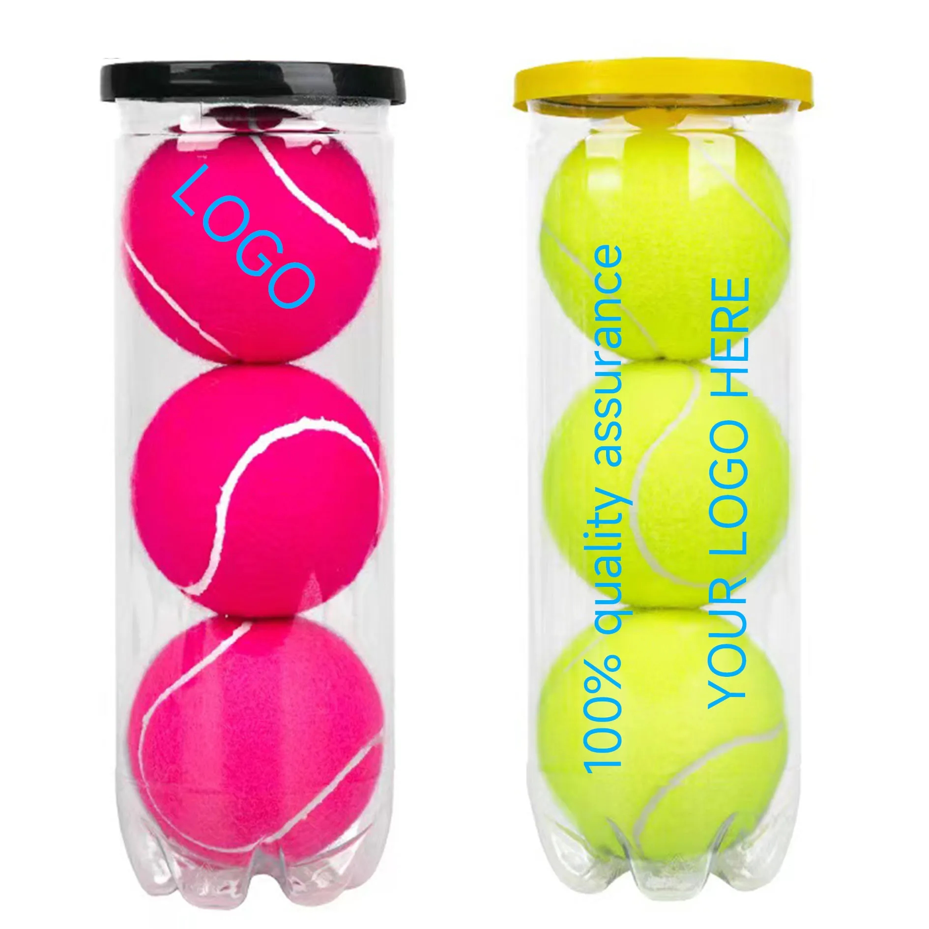 Custom Canned Tennis Balls 25% Synthetic 3