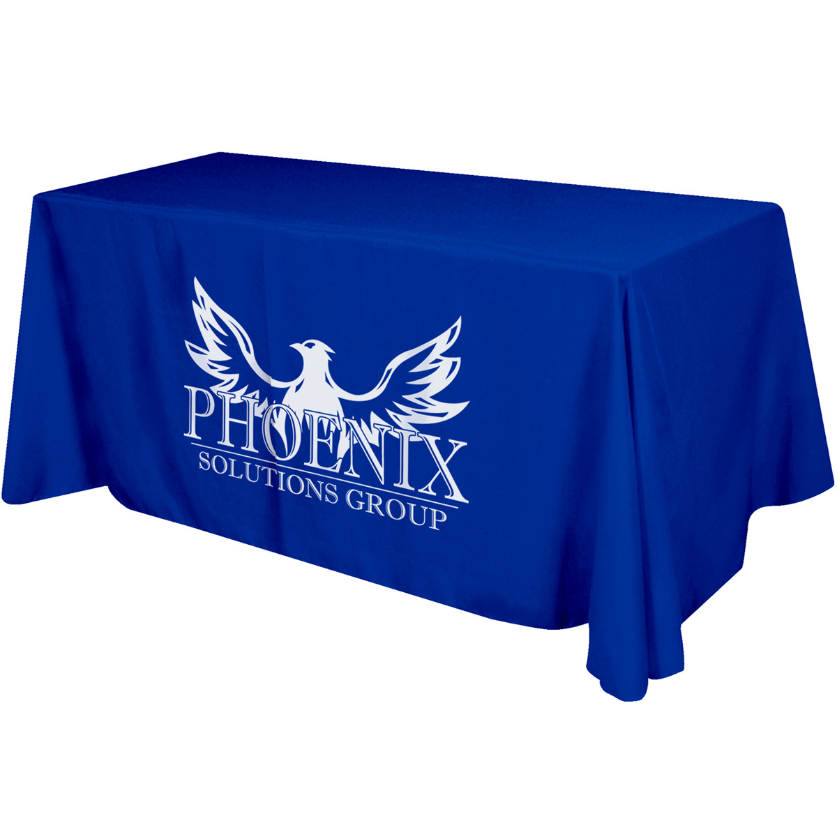 Flat 4-sided Table Cover - fits 6 foot standard table: Polyester 2