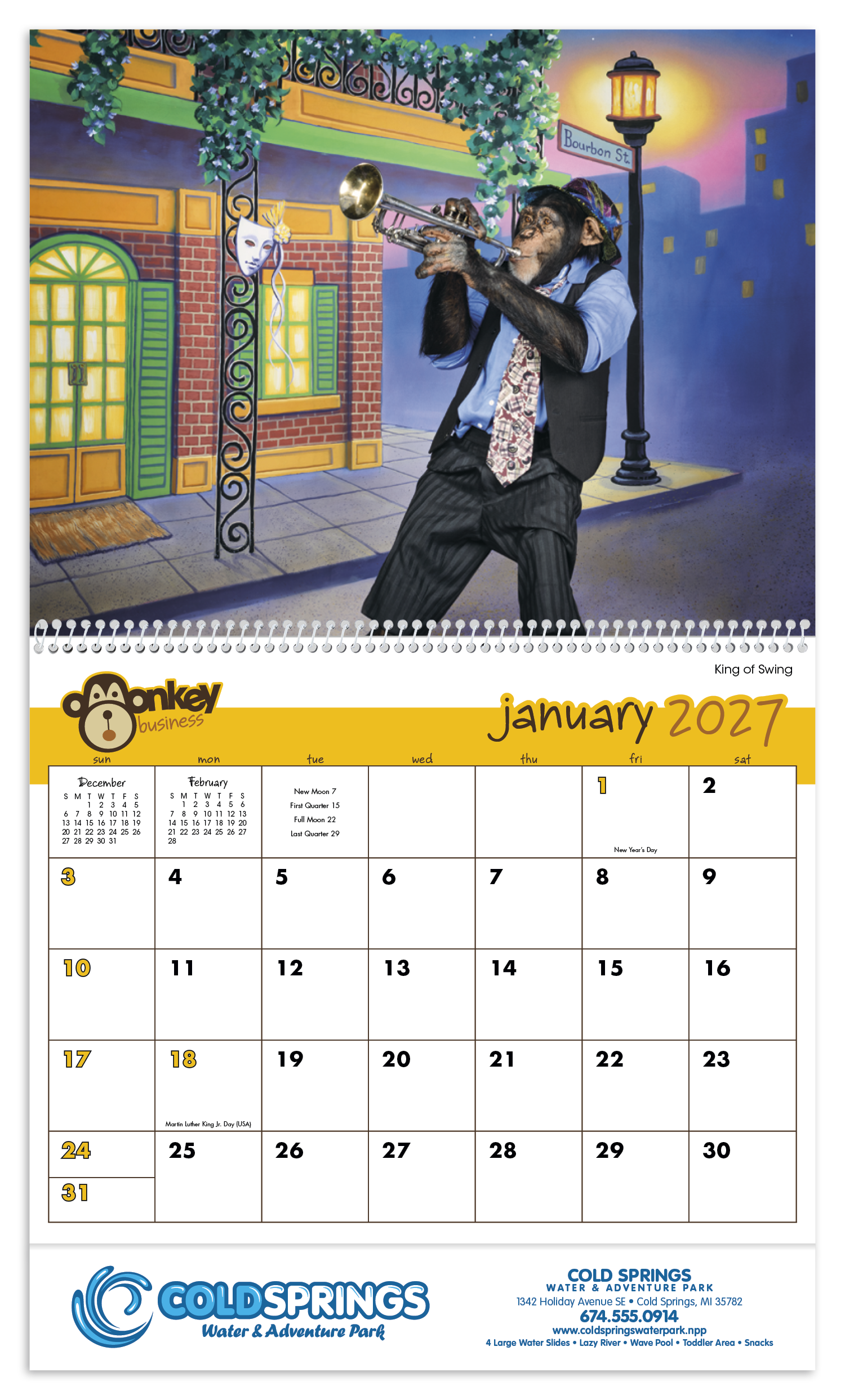 Triumph® Calendars Monkey Business Calendar 70