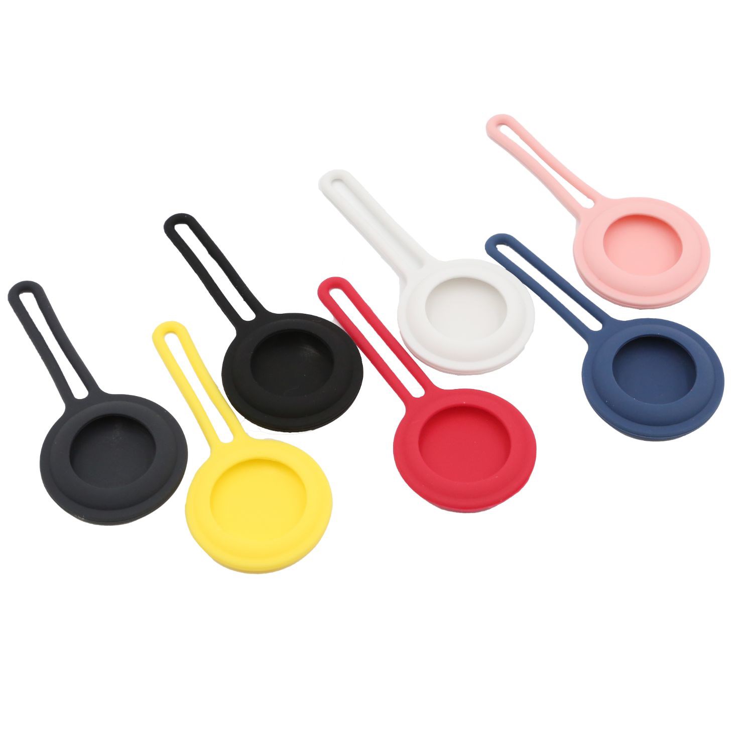 Silicone AirTag Holder w/ Carrying Loop Custom Airtag Keeper 6