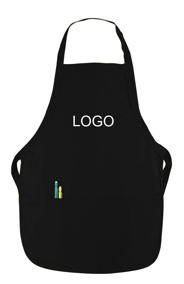 Cotton Kids bib apron with 2 pockets 5