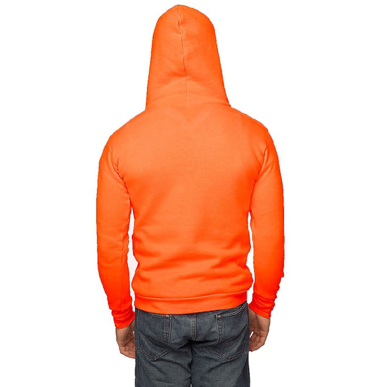 USA Made Unisex Fleece Neon Pullover Hoodie 3