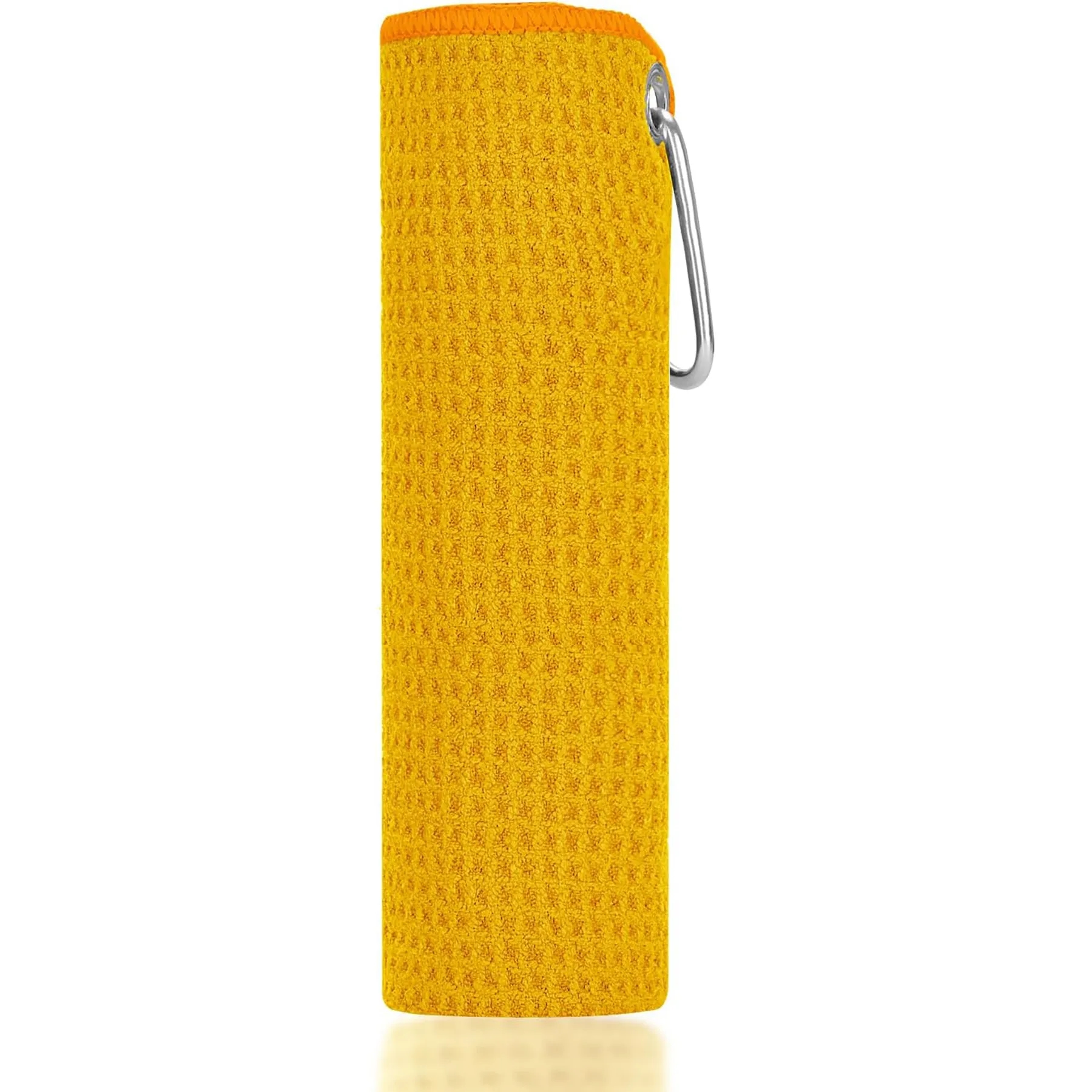 Waffle Pattern Microfiber Towel with Clip 2