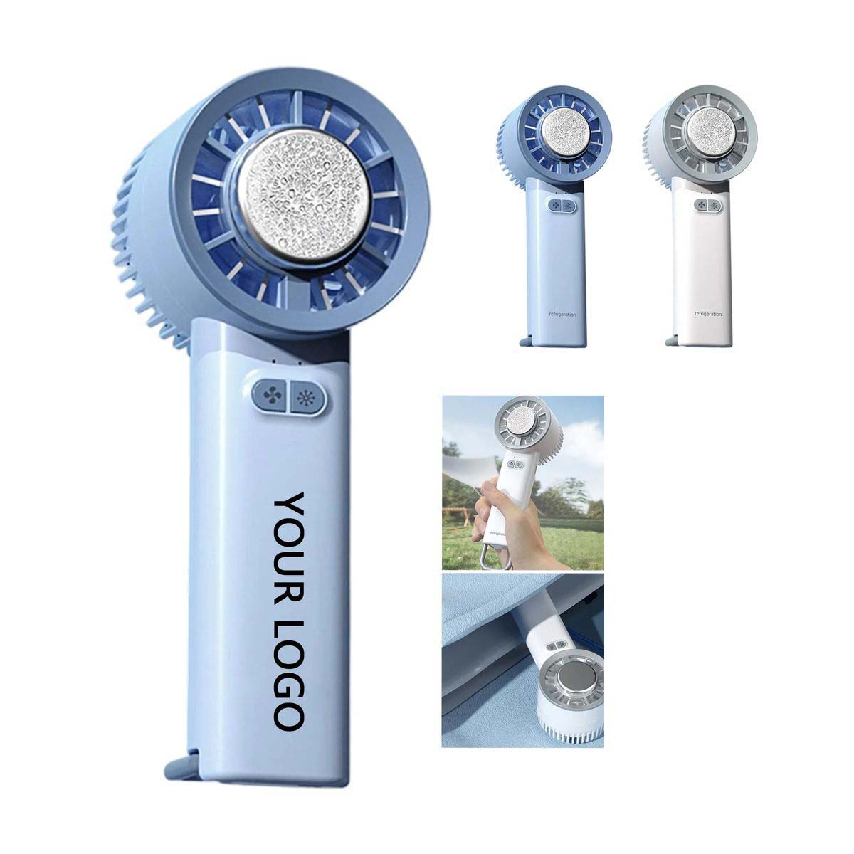 Compact Cooling Fan with Desktop Stand Design 1