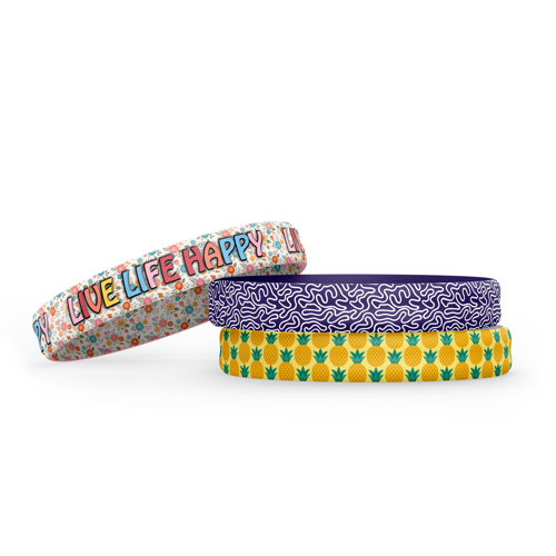 PVC Snap On Bracelet - 9"x 0.6"x 0.075" 4