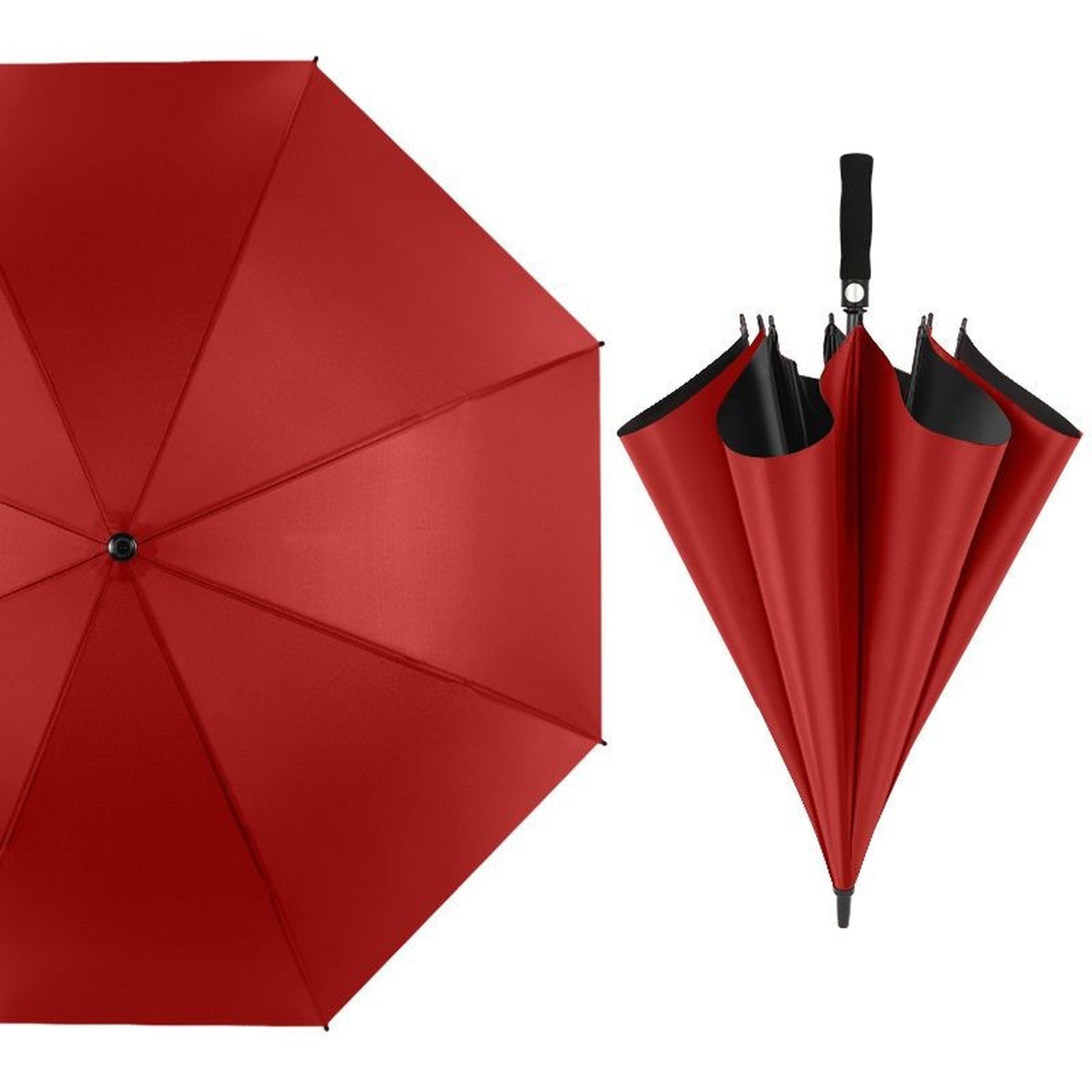 Automatic Open Windproof Large Golf Umbrellas 18