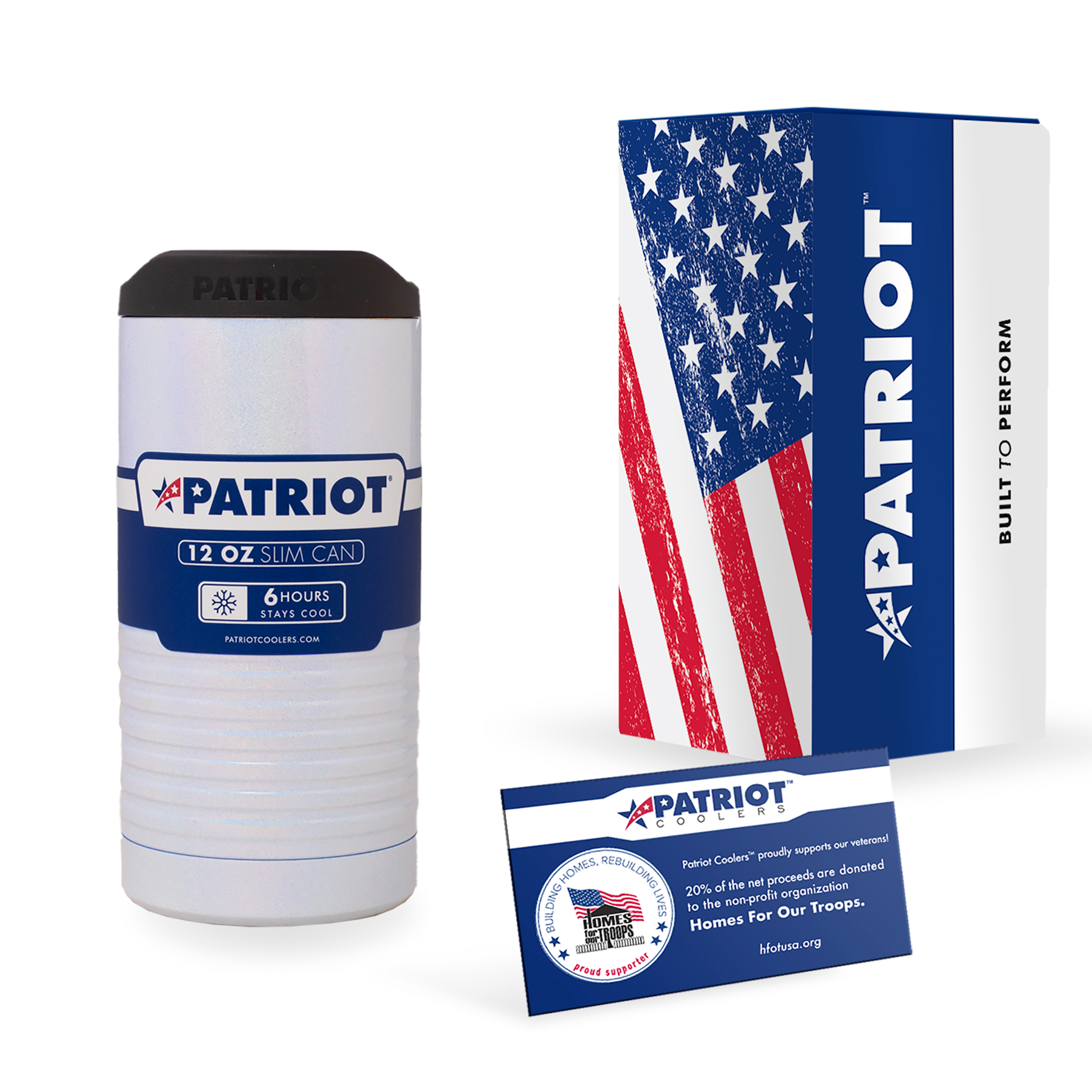 Patriot Slim Can 12oz 8