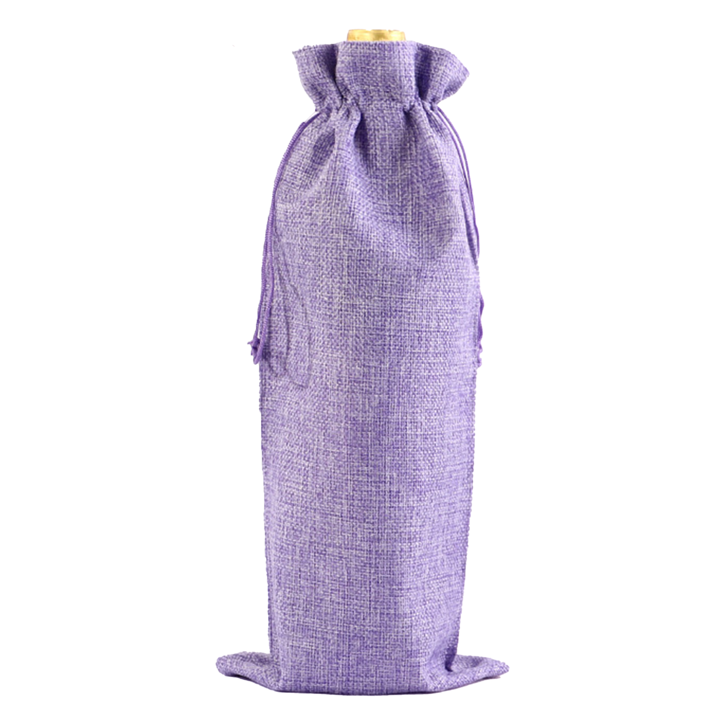 Jute Drawstring Drawstring Red Wine Bag 3