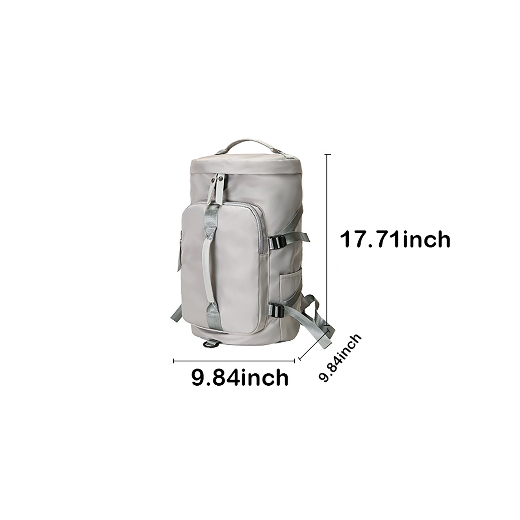 Gym Duffel Backpack With Shoes Compartment 4