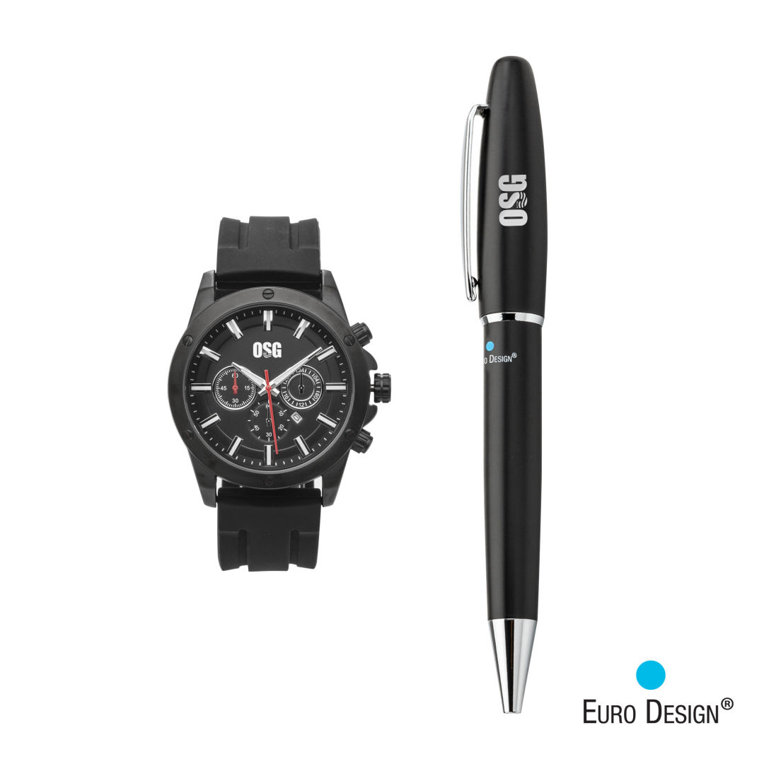 Euro Design® Bernau Watch/Pen Set 3