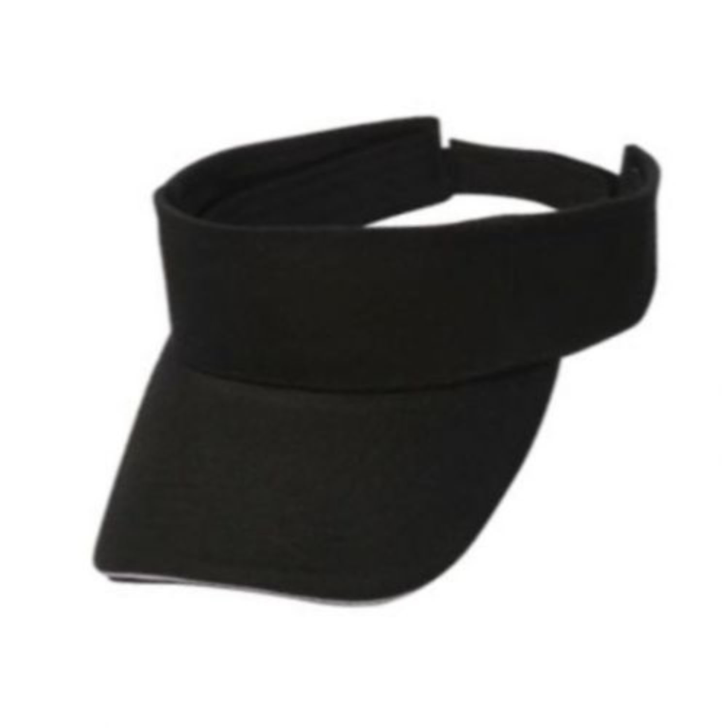 Classic Sandwich Visor w/ Custom Imprint Brushed Cotton Cap 2