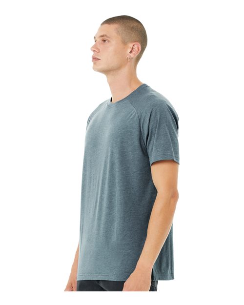 Men's Heather CVC Raglan Tee - 3201 47