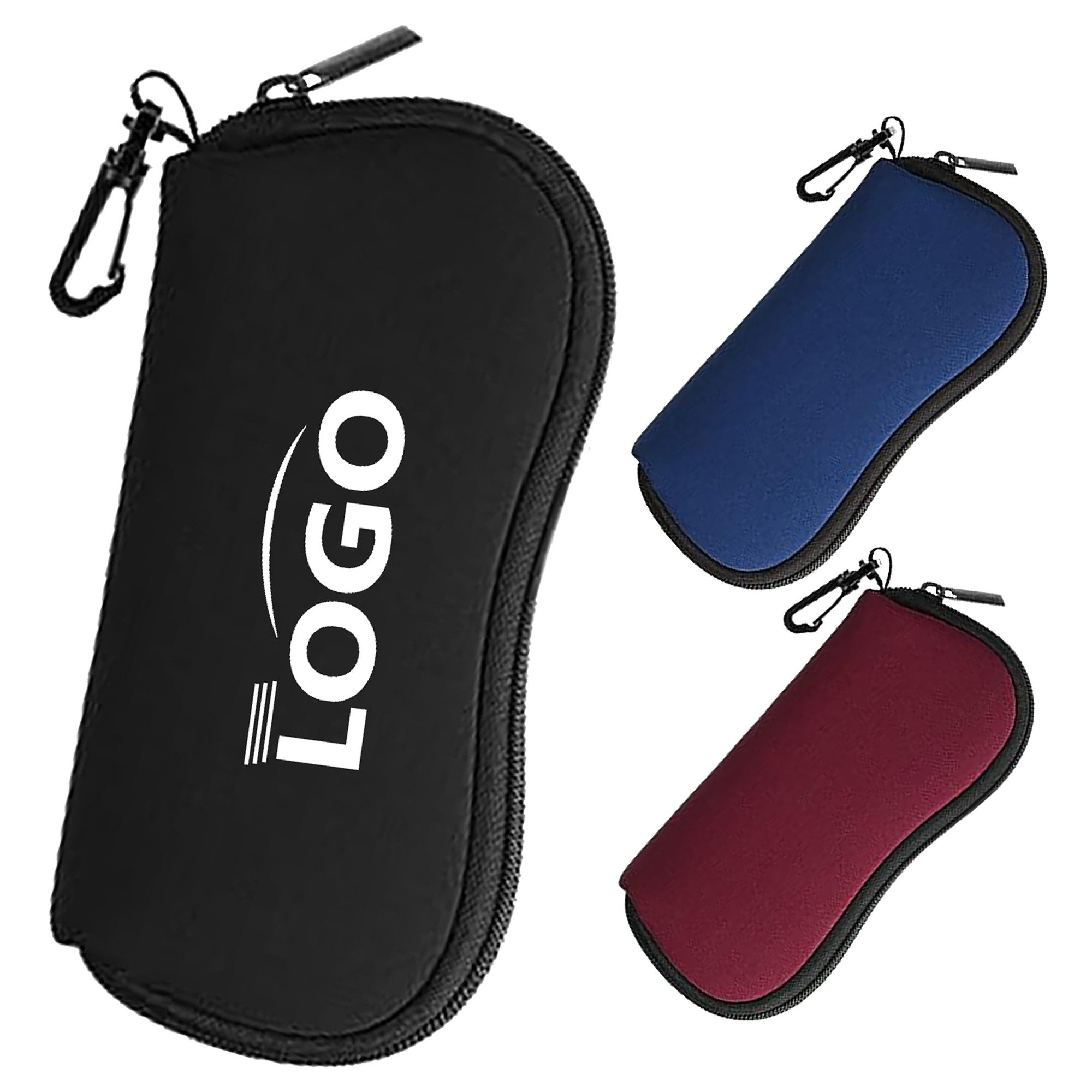 Neoprene Ultra Light Eyeglass Case Protection Sunglasses 2