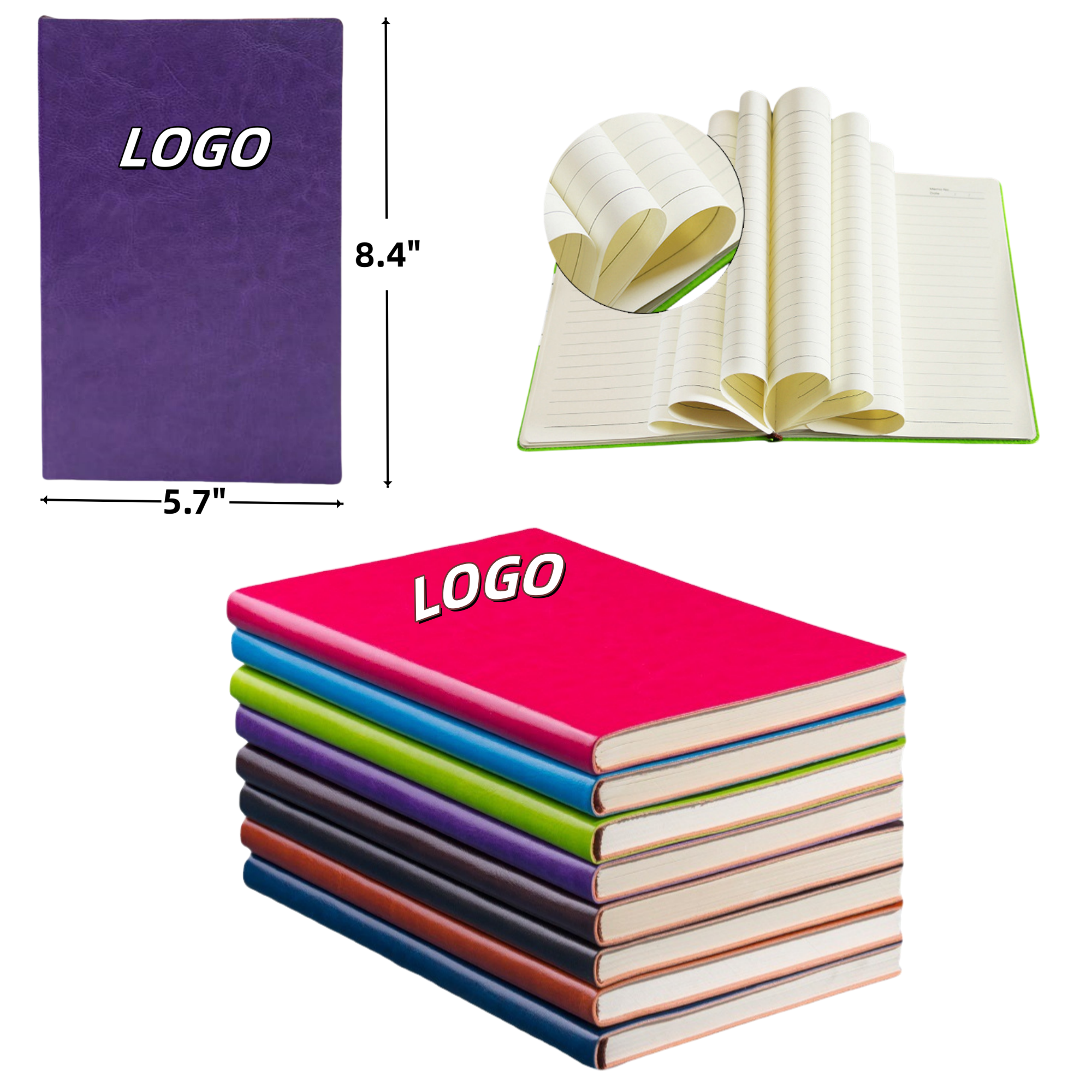 A5 Office PU Leather Notebook 2