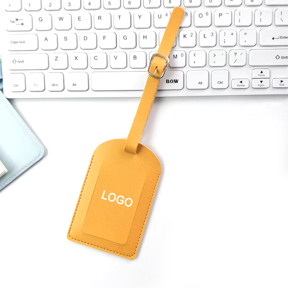 Thickened PU Leather Bussiness Luggage Tag 1