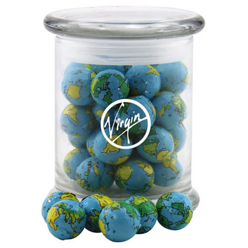 Jar with Chocolate Globes 1