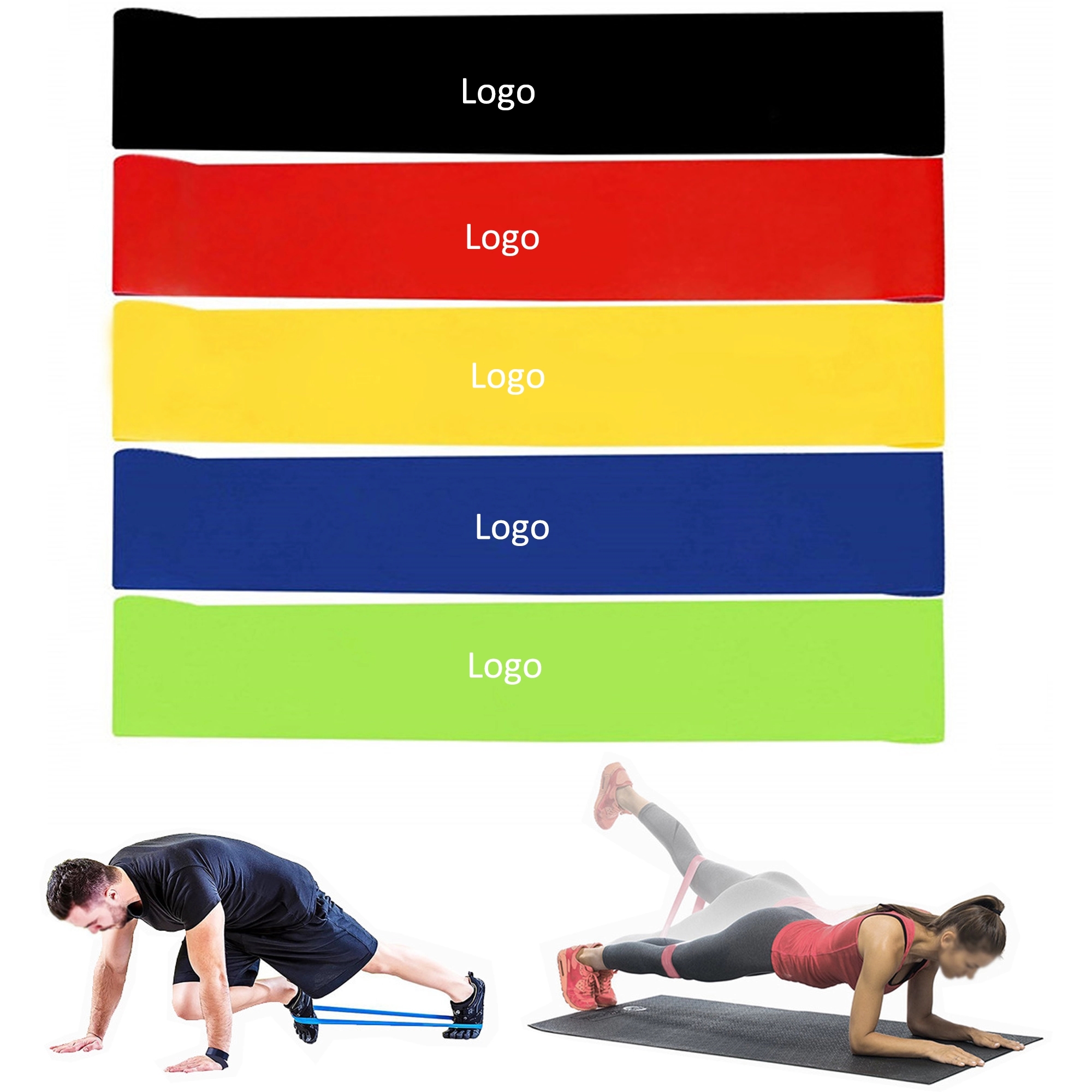 Yoga Latex Tension Resistance Bands For Fitness Exercise 2