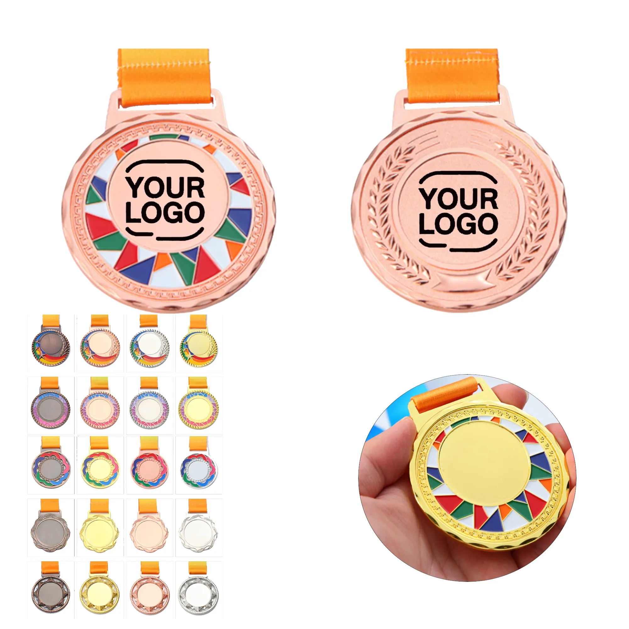 Custom Metal Circular Medal Award 2
