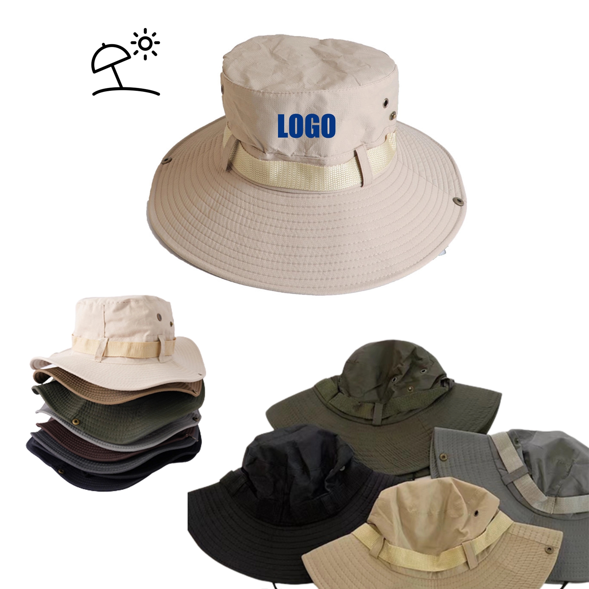 Wide Brim Outdoor Fishermen Hats 2