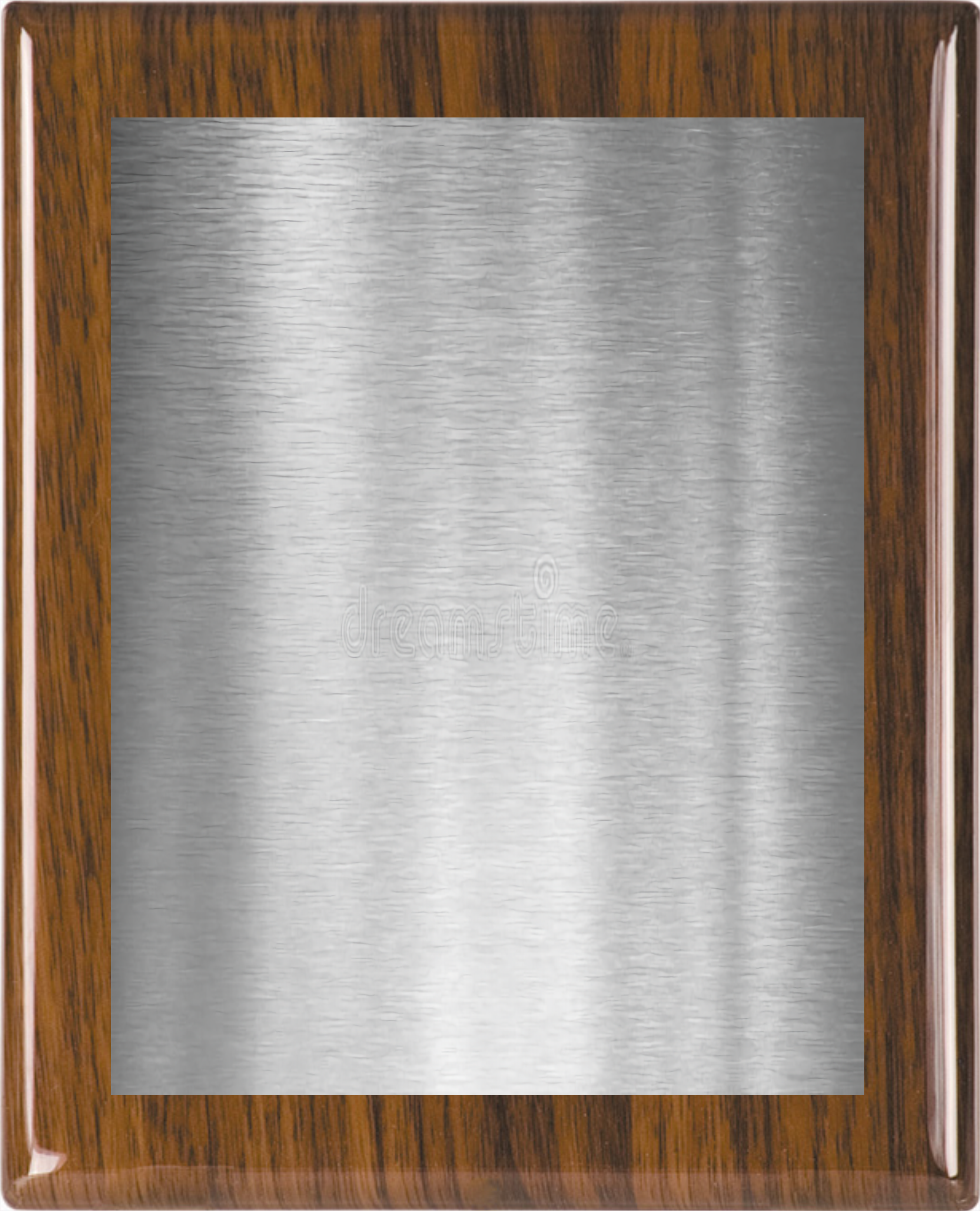 Walnut Piano Wood Plaque w/Choice of Single Engraved Plate 10