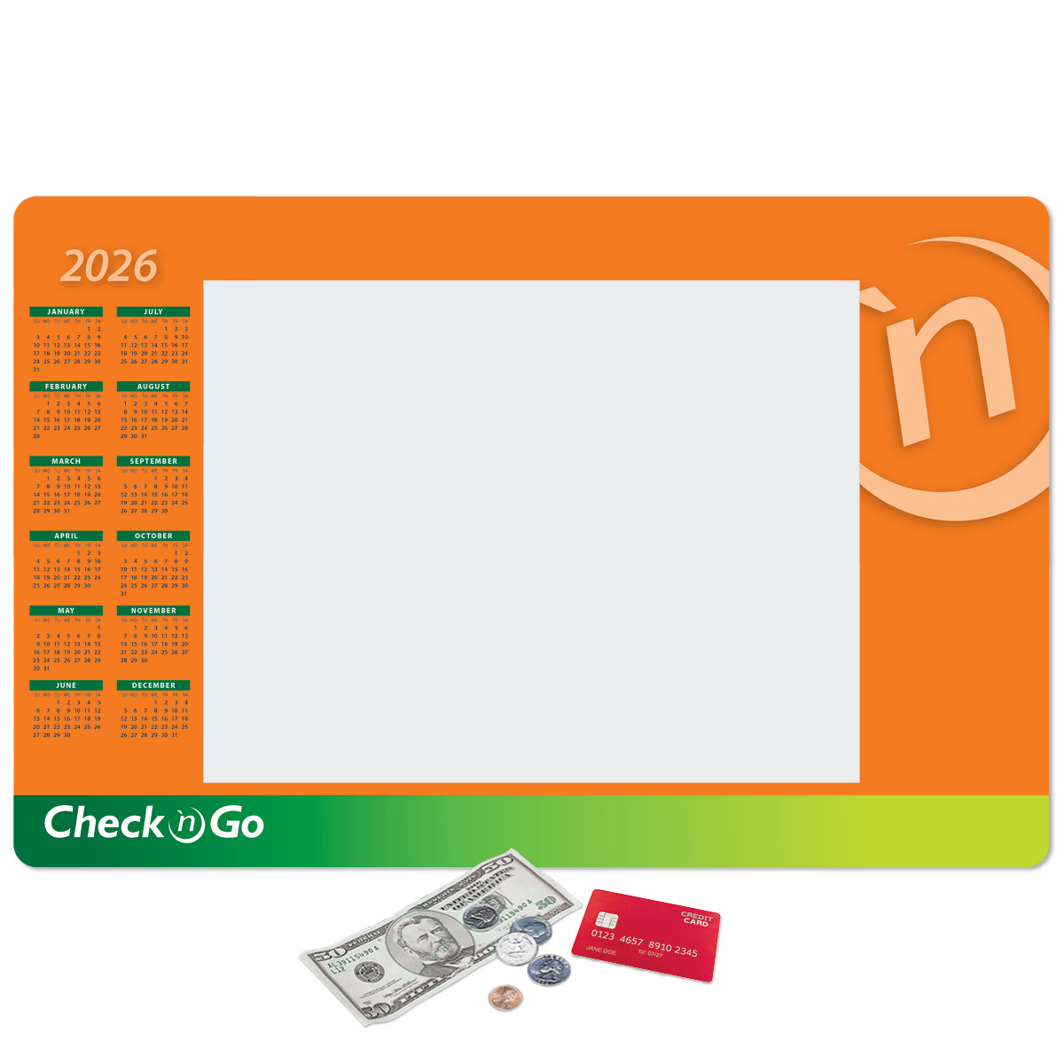 Frame-It Flex Heavy Duty Window Calendar Counter Mat-11"x17"x1/16"