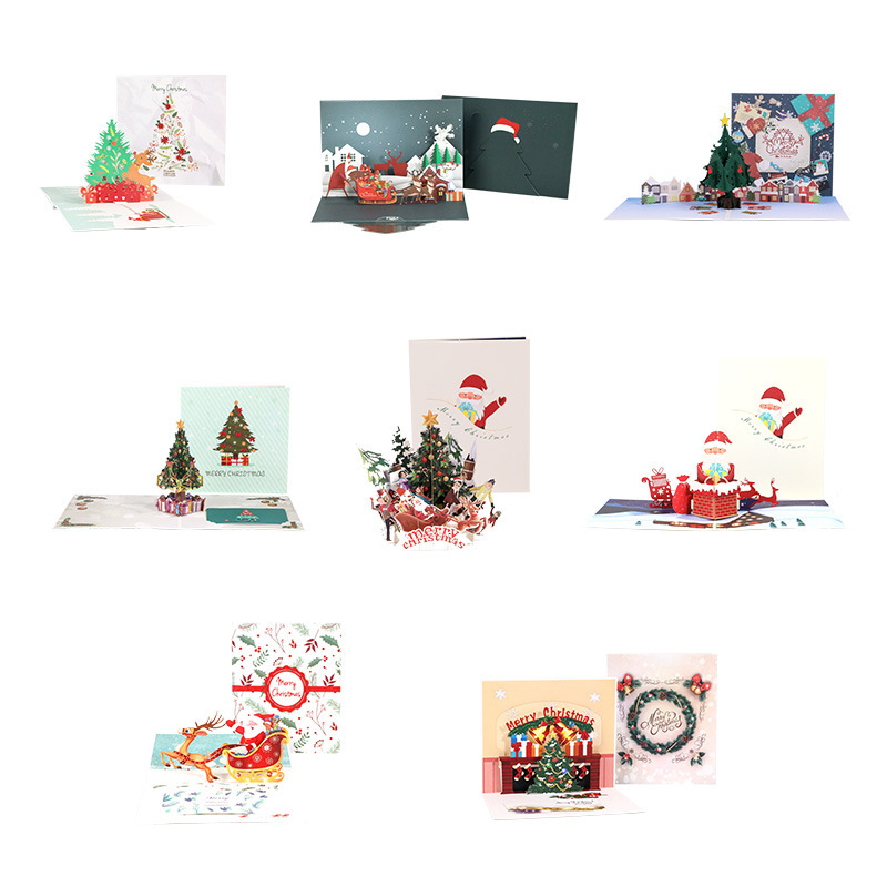 3D Christmas Custom Greeting Cards 5