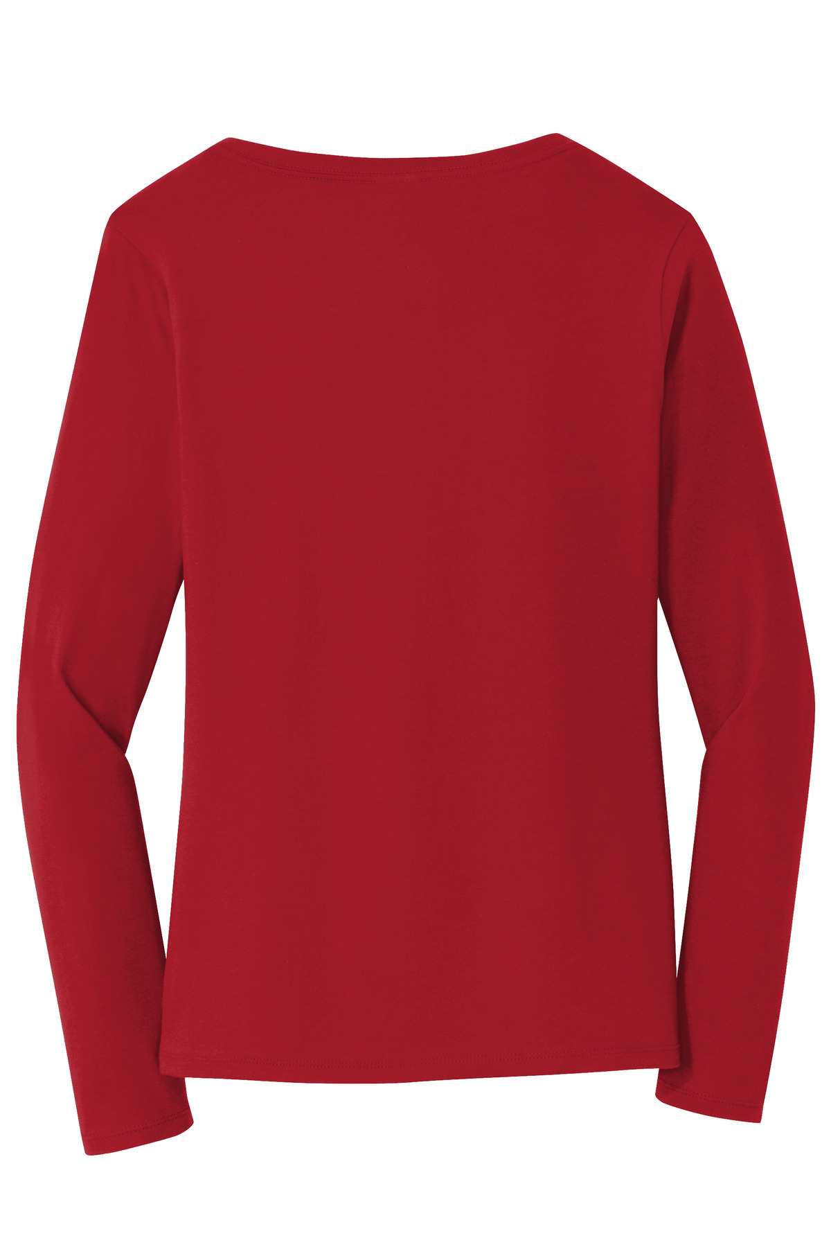 Port & Co Women's Long Sleeve Fan Favorite V-Neck Tee. LPC450VLS 96