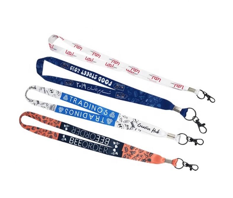 Customized ECO-friendly Lanyards RPET Polyester Nylon Lanyards 1