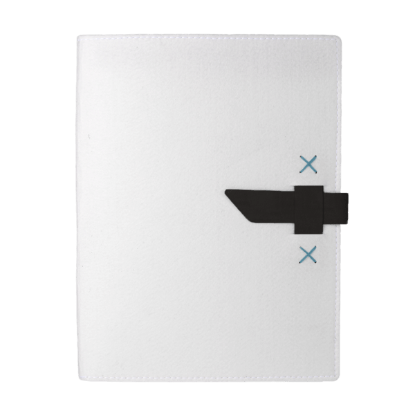 Hubbard Dye-Sublimated Felt Padfolio 38