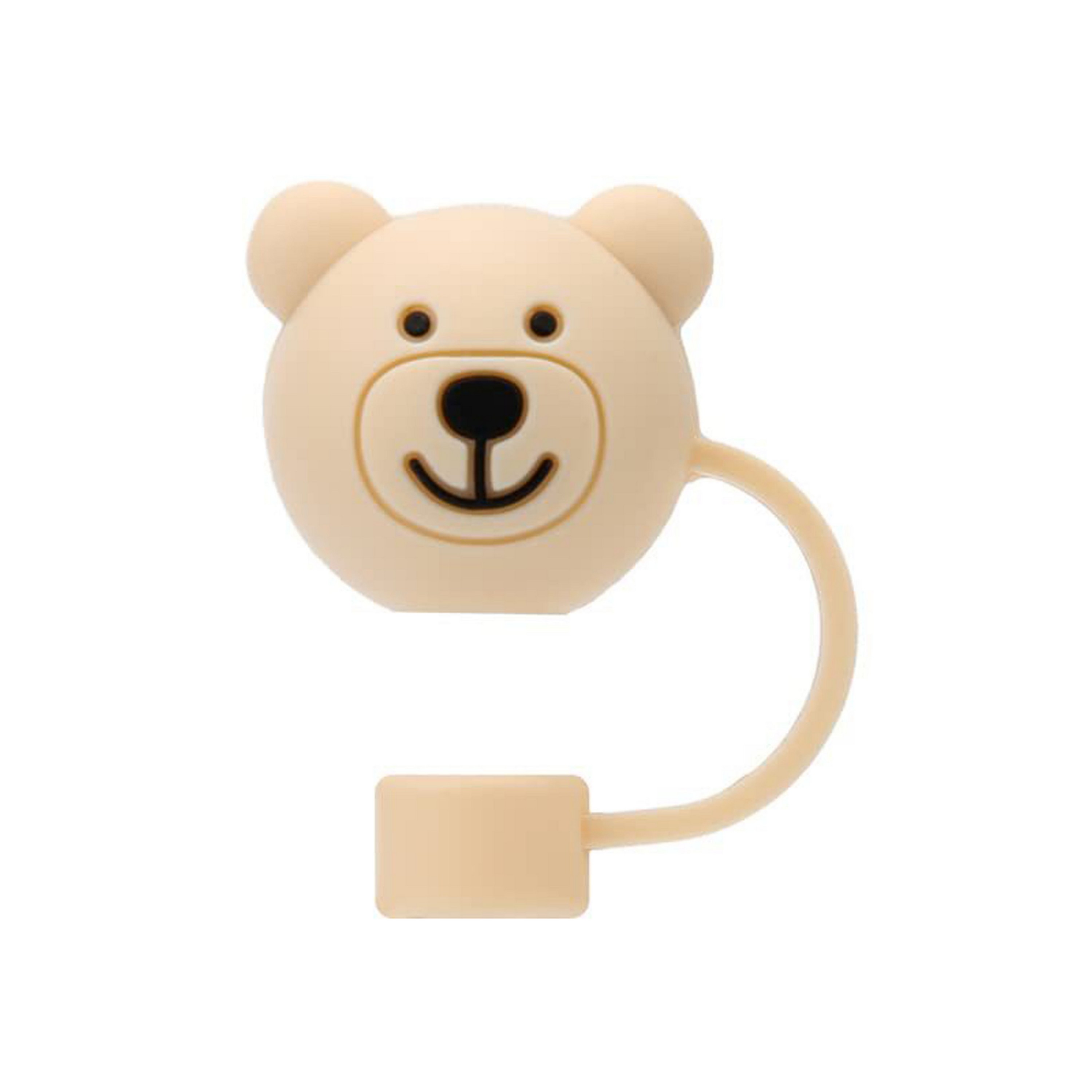 Bear Panda Silicone Straw Stoppers 5