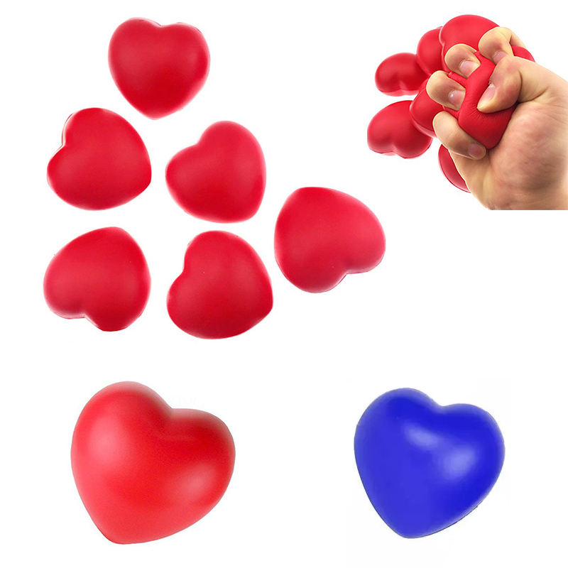 PU Heart Shaped Stress Balls 2