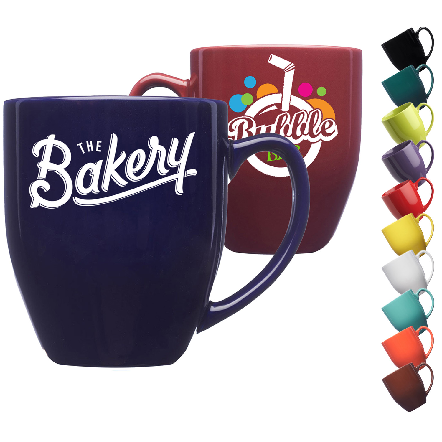 16 oz. Bistro Glossy Coffee Mug 3