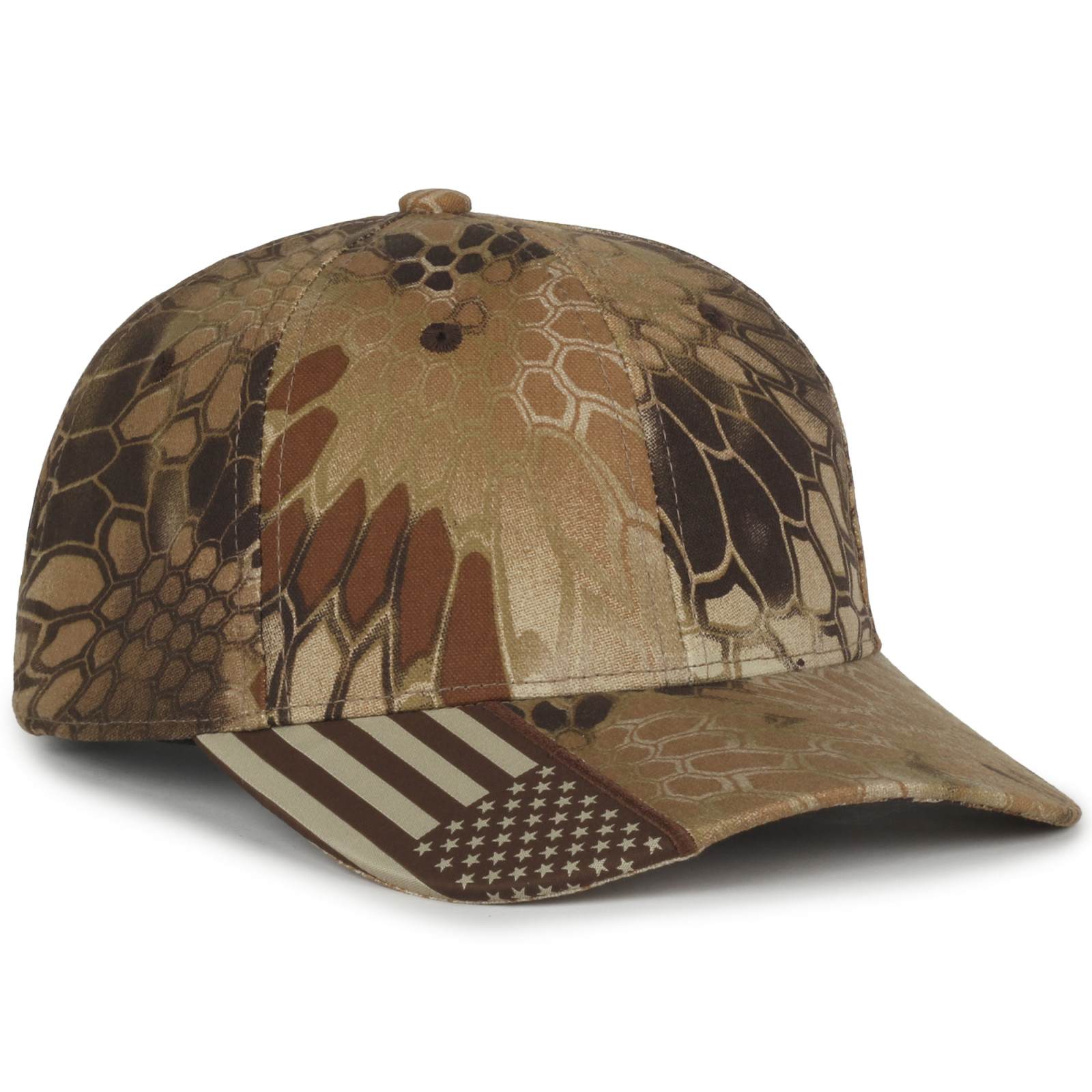 Structured w/Camo Flag Visor Insert 3