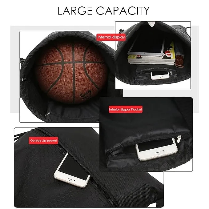 600D Polyester Drawcord Backpack 8