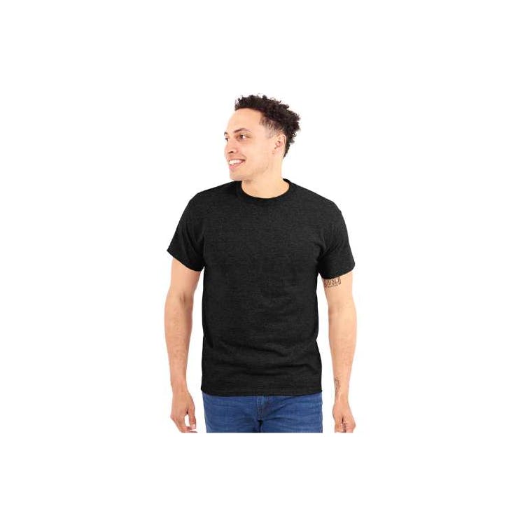Adult Promotional T-Shirts - Heather Black S-XL 2