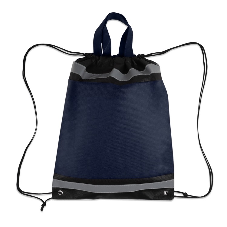 Reflective Non-Woven Drawstring Backpack 14