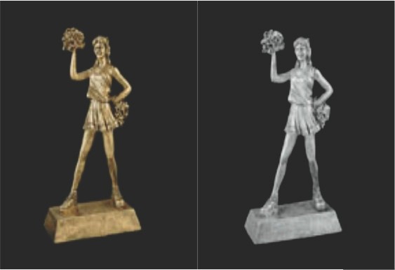 10 1/2" Cheerleader Female Signature Series Award 1